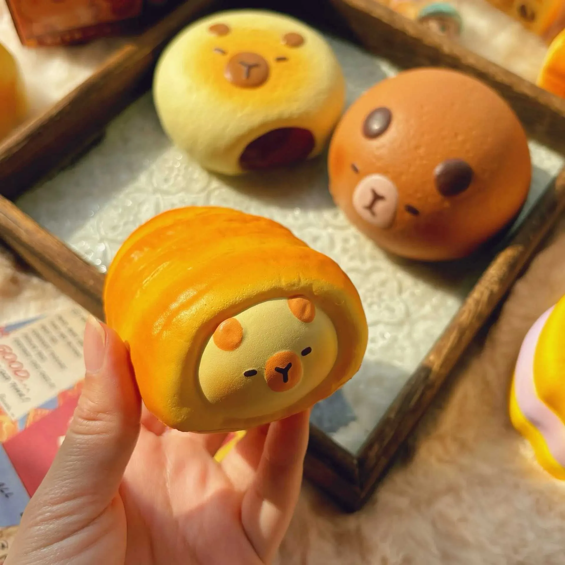 Bread Riser Display Capybara Bakery Slow Rising Squishy Toy, Soft Bread... From Arendells ...