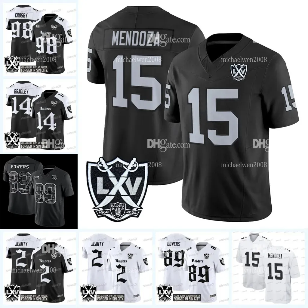 RAIDERS ユニフォーム 15 Fernando Mendoza Raiderss 2026 Salute To Service From