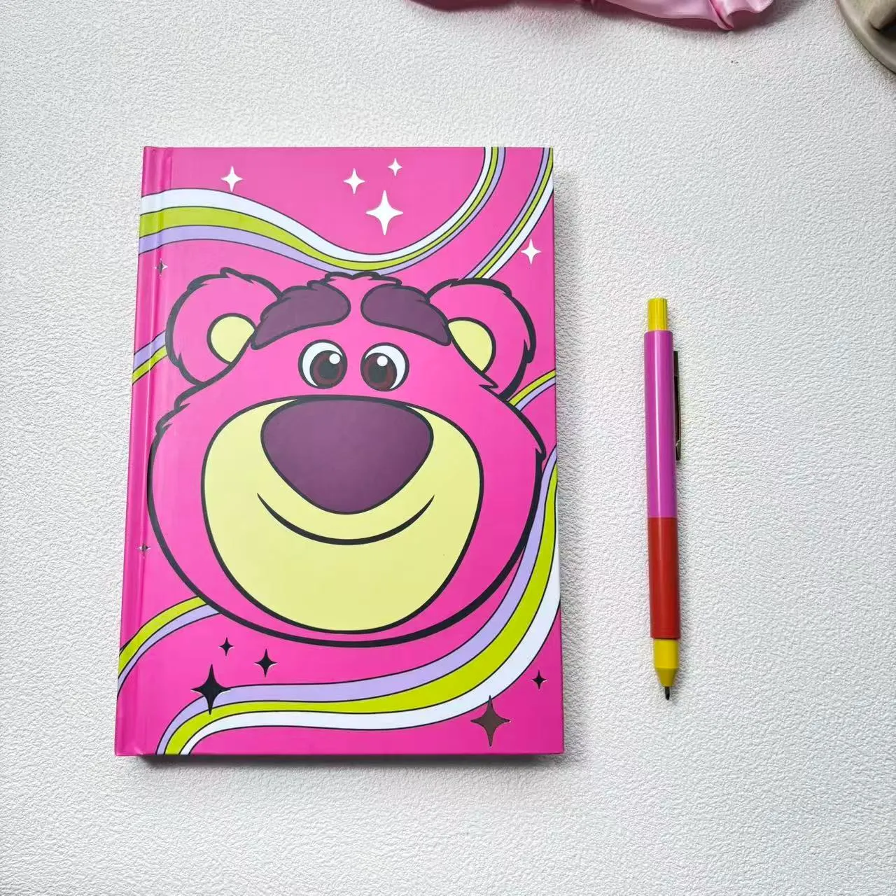Cute Strawberry Bear Cartoon Student Notebook, A5... From Disneyfashion ...