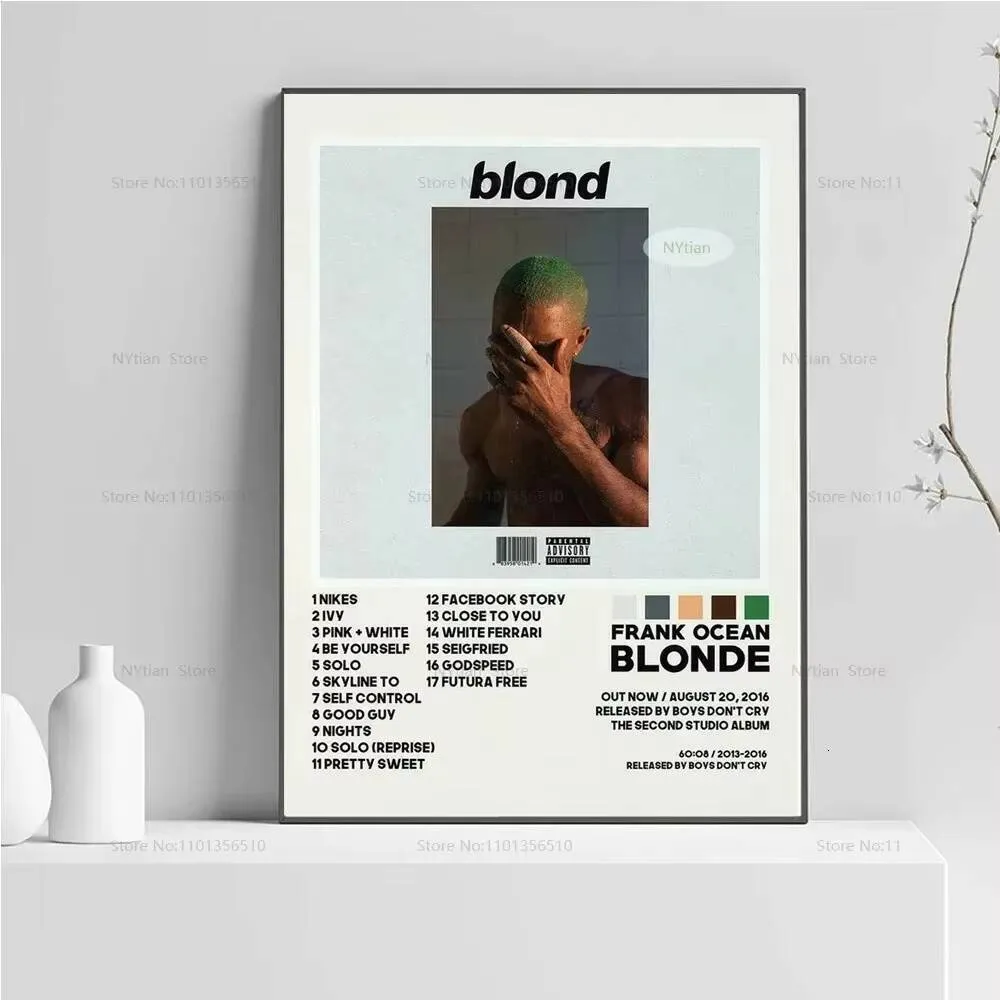 Two Option Guide Poster Blonde Ocean Nostalgia Ultra Music Album Poster... From Alvarado113, $7 ...