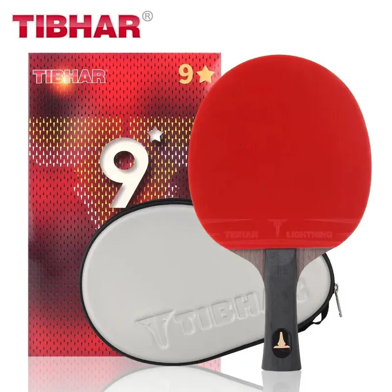 Tibhar Table Tennis Rackets TIBHAR 6789 Star Table Tennis Racket Carbon Blade Sticky Rubber 6.2 × 6 ...