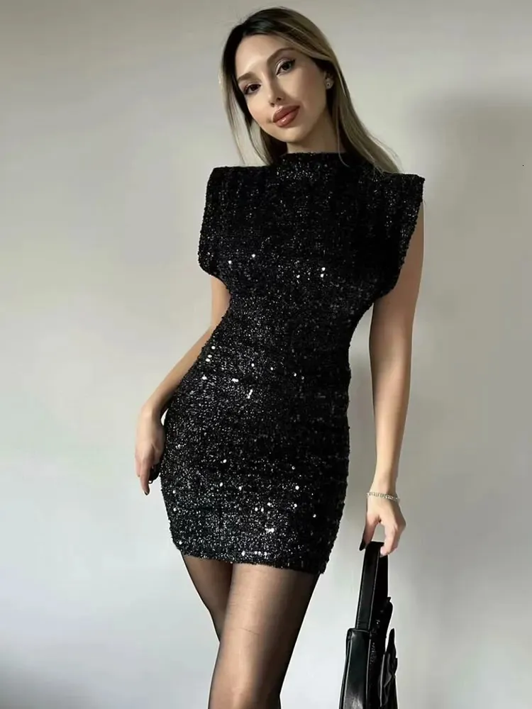 HH Women Black Silver Sequin Sleeveless Mini Dress ... From Topwang04, $19.67 In Bulk