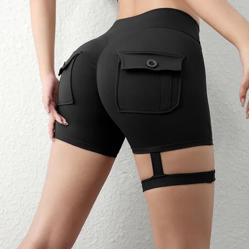 Pantaloncini Sportivi Donna A Vita Alta Con Effetto Push Up - Senza Cuciture, Anti-sudore, Per Palestra E Yoga