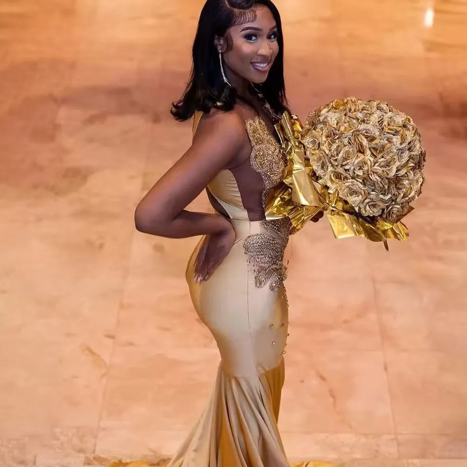 Customizable Gold Sequin Mermaid Prom Gold Prom Dress... From  Redwhitebliss, $131.61 | DHgate.Com
