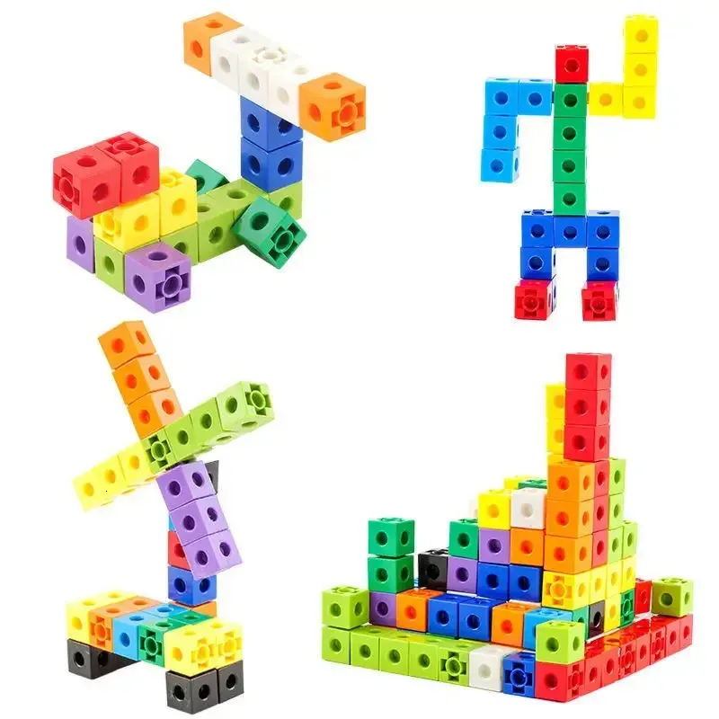 Mathematics Linking Cubes Interlocking Multilink Counting Stacking ...