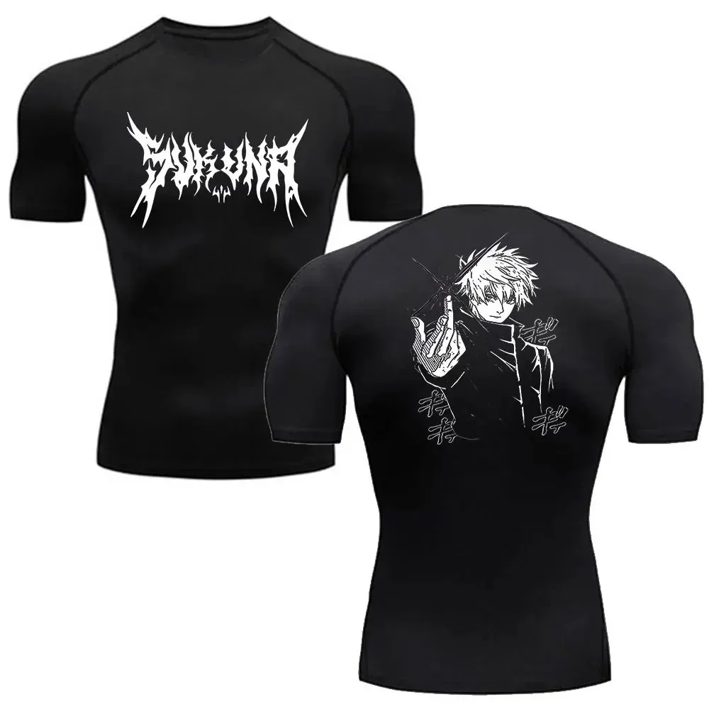 Anime Jujutsu Kaisen Unisex Compression Shirt Polyester Sport