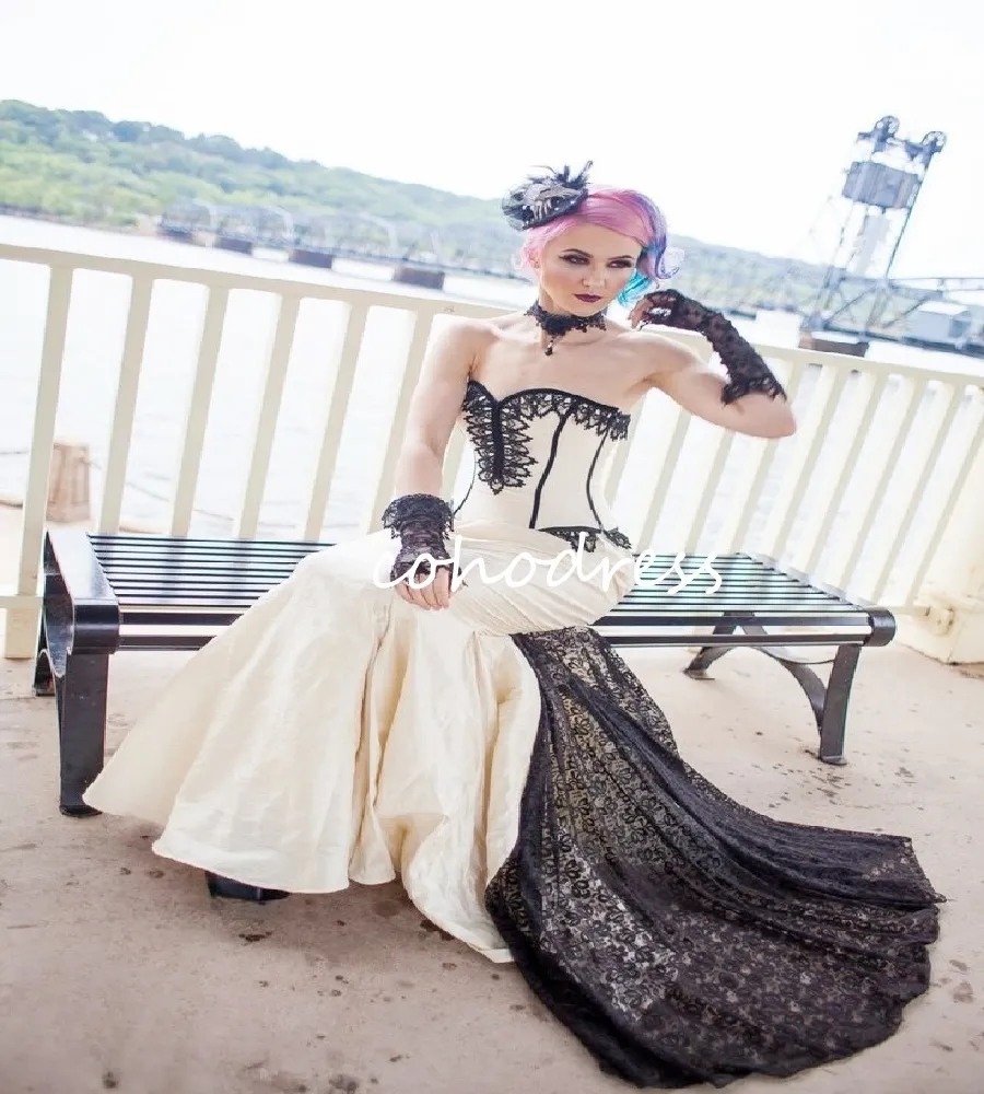 Renaissance Fair Steampunk Gothic Wedding Dress Beige... From 124,55 | DHgate Renaissance Fair Steampunk Gothic Wedding Dress Beige... From 124,55 | DHgate