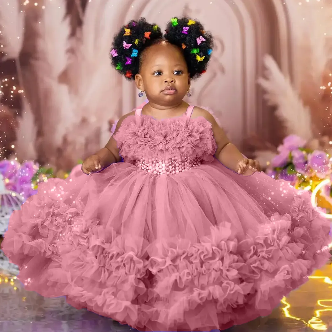 Adorable Tutu Skirt Flower Girl Dress Purple Tulle... From 58,45  | DHgate