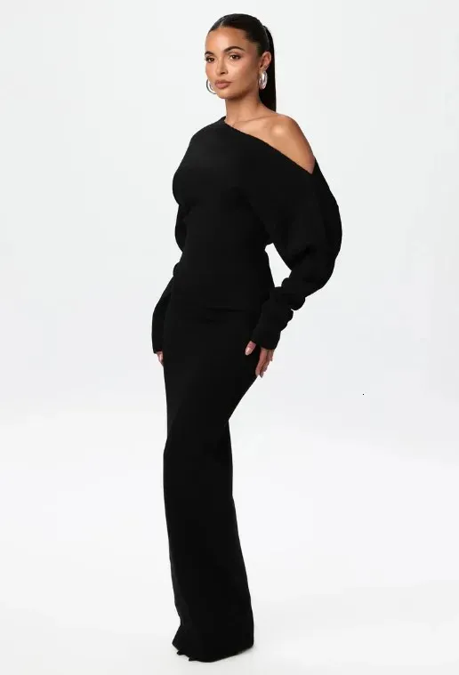 Womens Black One Shoulder Maxi Dress Long Sleeve... From Zara03, $18.15 In  Bulk | DHgate.Com
