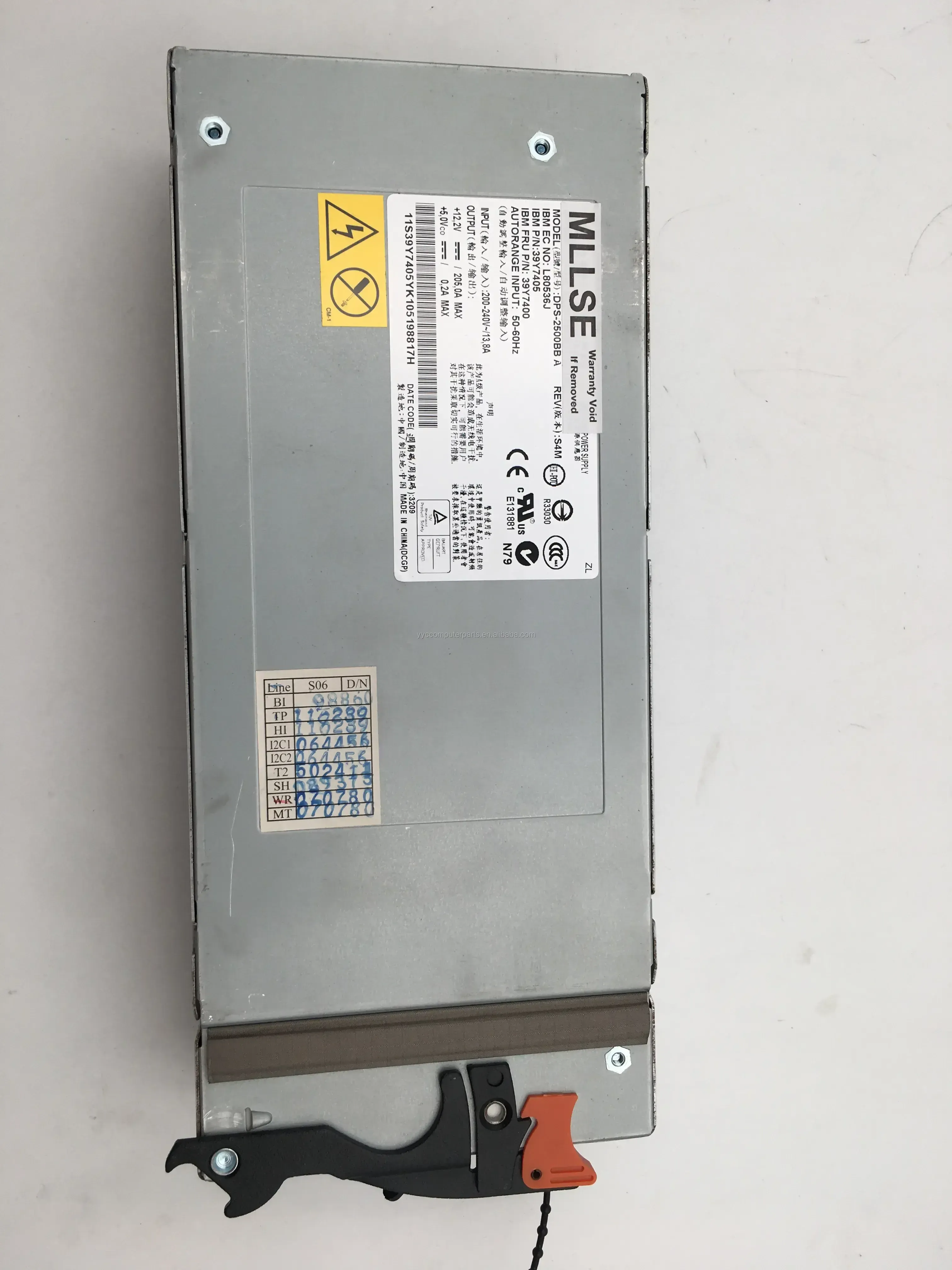IBM 2900 Watt Netzteil / Power Supply für Blade Center H 8852 Server - 39Y7409