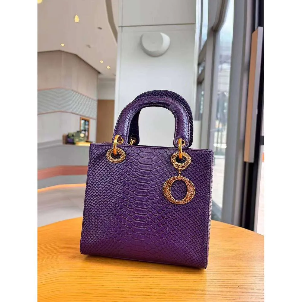 Vegan Purple Snake Purse Miss Zury Viper Skin Vegan Leather Sling