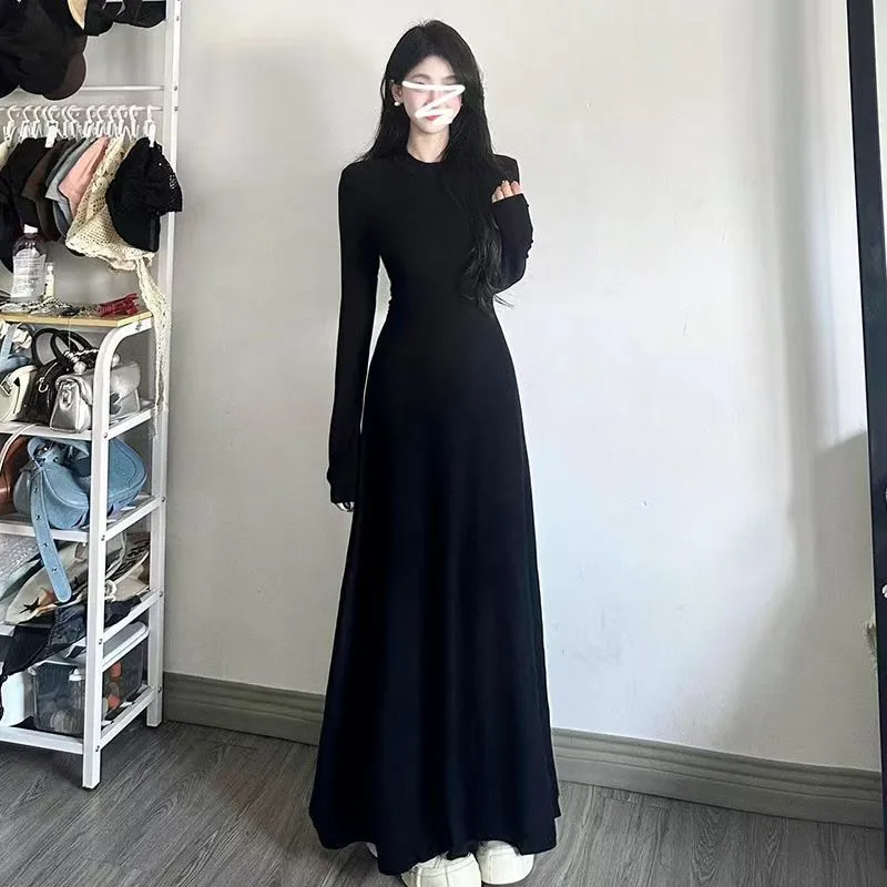 chinese dress ladies Crepe Abaya Inner Slip Dress