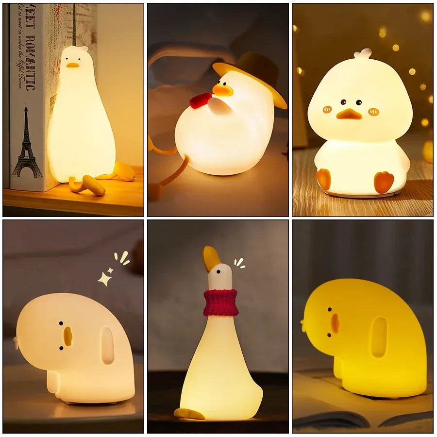 DoDo Duck Night Light, Lampada a forma di anatra carina DoDo Duck Night Light, Lampada a forma di anatra carina