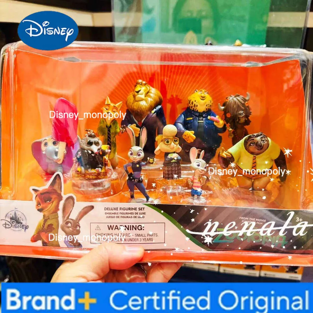 Disney Zootopia Nick Wilde And Judy Hopps One Piece Figures Set ...