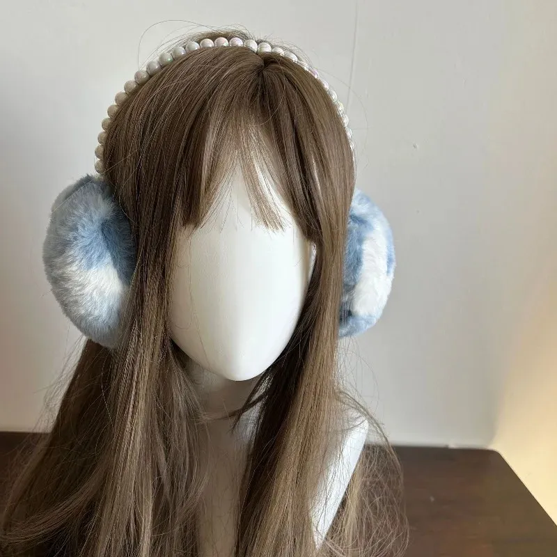 Winter Faux Fur Pearl Ear Muffs Soft, Stylish, And... From  display picture 3
