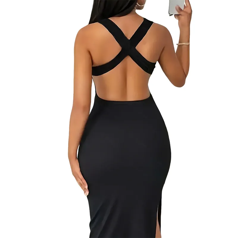jovani fit and flare dress JVN by Jovani 1139 Hot Pink Shimmer Knit Fit-N-Flare Dress main image 1