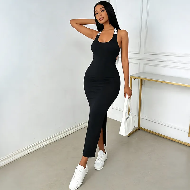 Urban Sexy Dresses Black Halter Neck Bodycon Midi... From 11,84  | DHgate