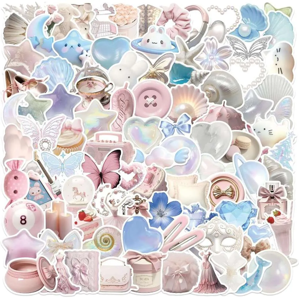 2026 New Coquette Pack Plush Waterproof Vinyl Stickers for Laptop ...