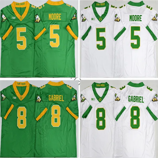 Dante Moore Dillon Gabriel Men's Polyester Football Jersey Green