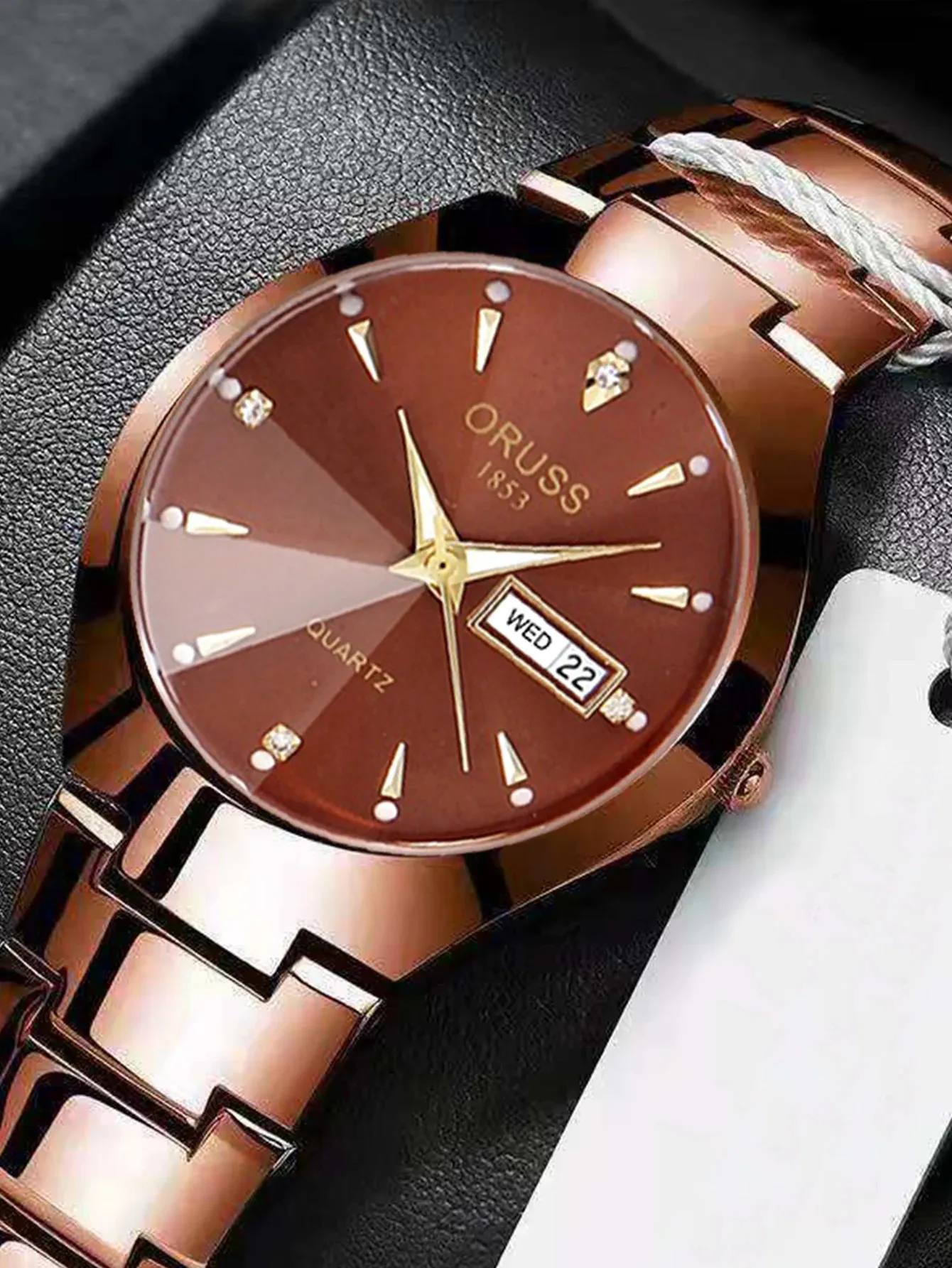 ORUSS Mens Stainless Steel Waterproof Luminous... From Dao03 
