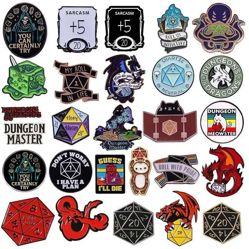 RPG D20 Dragon Dice Lapel Pin Anime Video Game... From Kozakura355, $6. ...