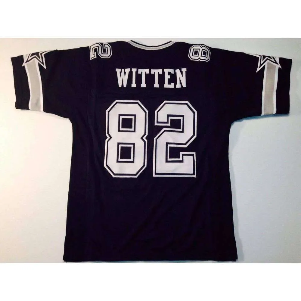 jason witten jersey dress Custom Sewn Stitched Jason Witten Blue Navy Football... From Abcjerseys, Rs.1,718.41