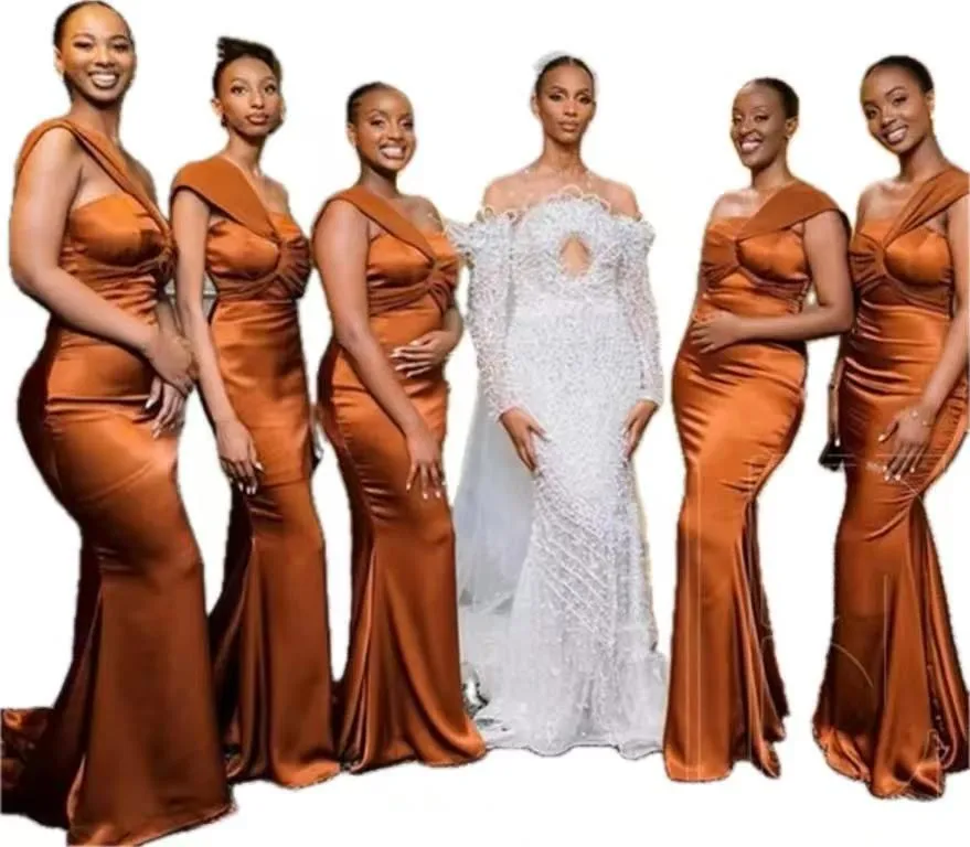 caramel bridesmaid dresses Caramel Raye One Shoulder Bridesmaid Dress