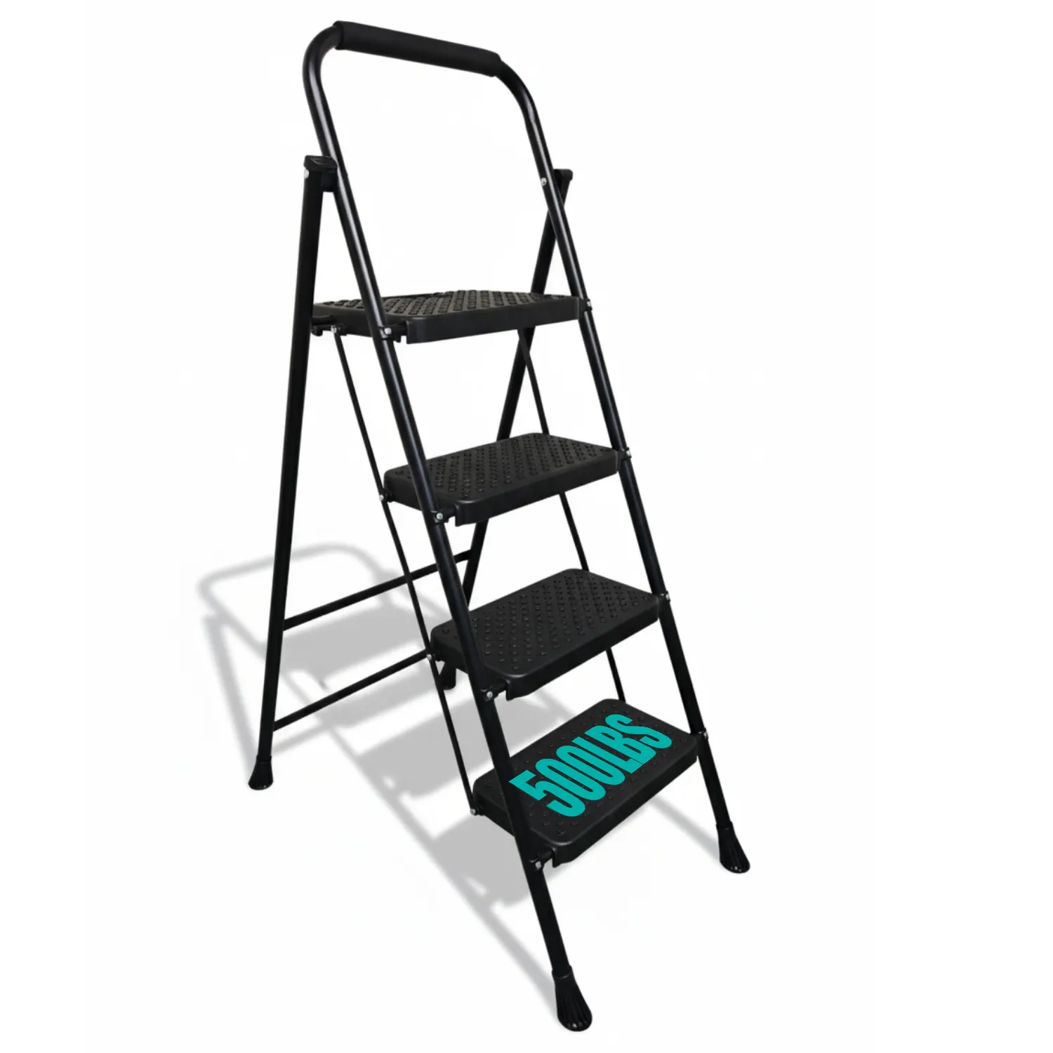 Durable Folding Step Ladders For Adults   Secure Side... 