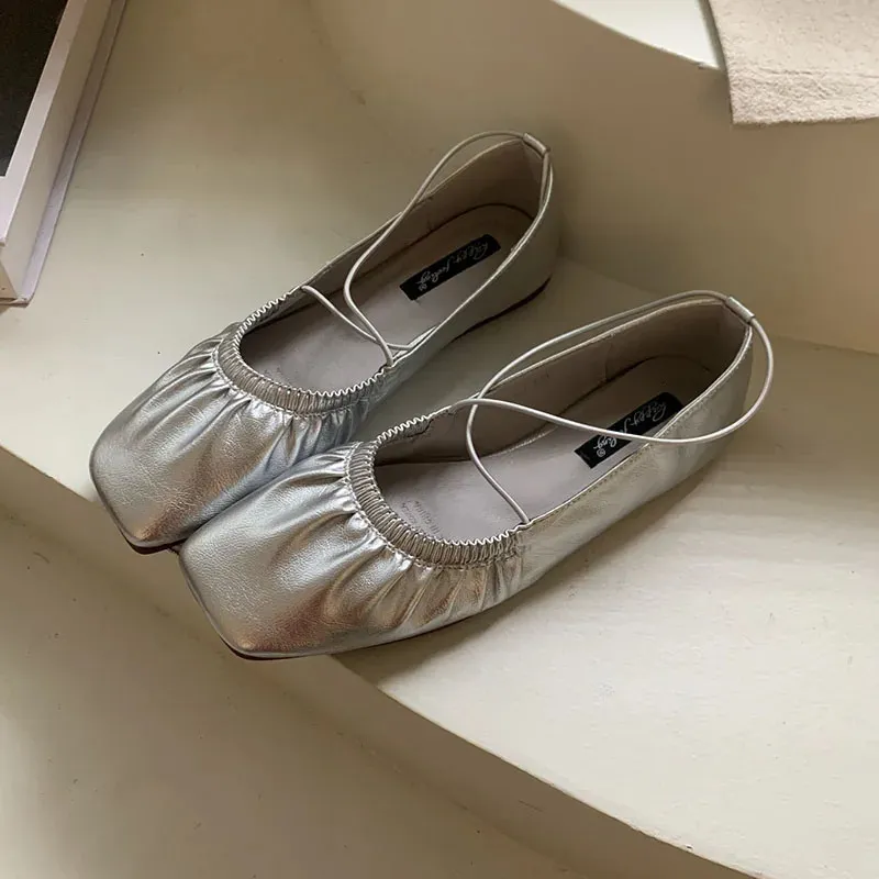 Mary Janes Shoes for Women Casual Slip On Square Toe Ballet Flats from ...