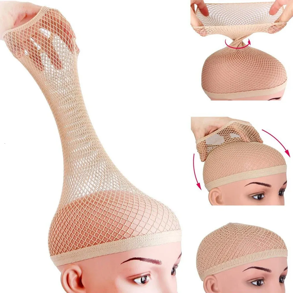 Rete Elastica Per Capelli, Calza Per Chignon, Beige, Accessori Capelli, Nuove Con Etichette - Foto 6
