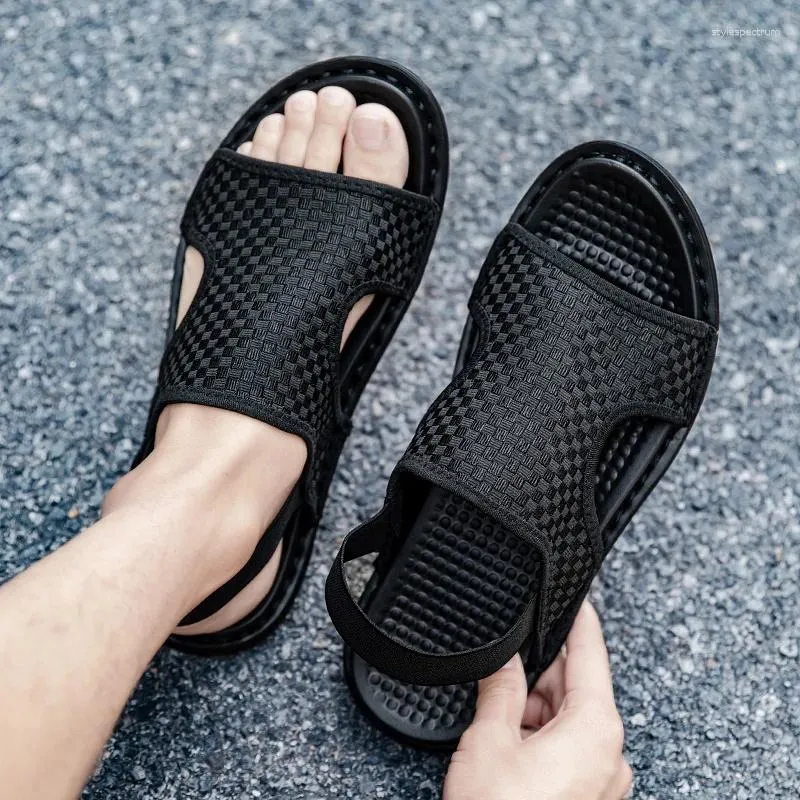 Comfortable Mens Summer Sandals Non Slip Beach Walking Shoes_voghion.com