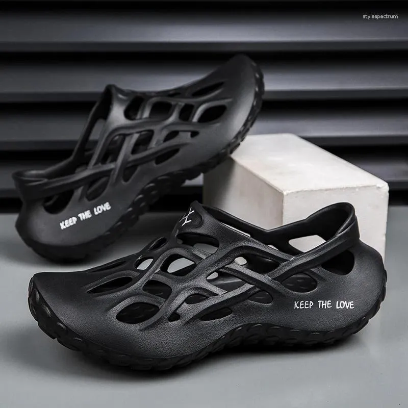 Sandals Fashion Outdoor Men's Breathable Non Slip Male Beach Shoes Summer EVA Man Slippers Comfortable Lightweight Soft_voghion.com