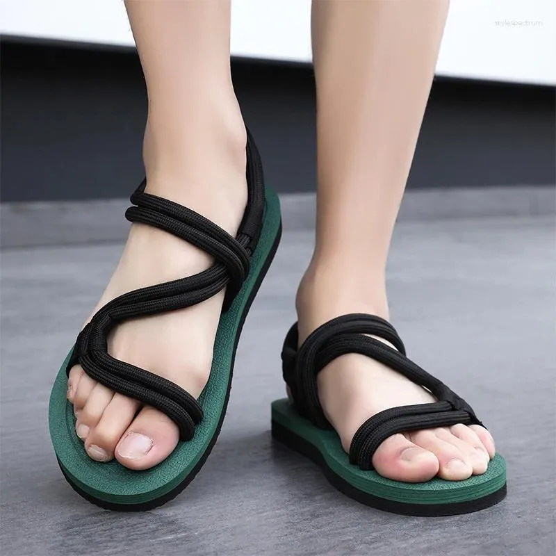 Comfortable Men's Leather Sandals For Summer Beach And Outdoor_voghion.com