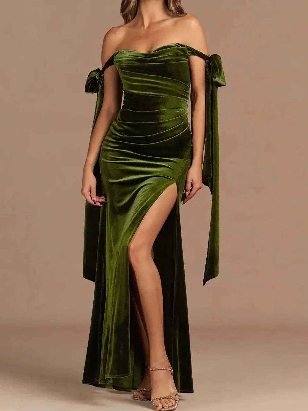 Elegant Dark Green Formal Evening Dress 2026 Off The... From 82,16  |  DHgate