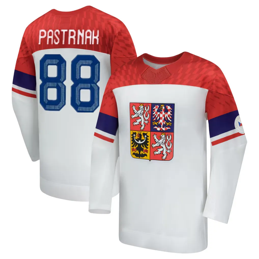 2026 Czech National Usa Hockey Sweater #88 David From Pk_jersey