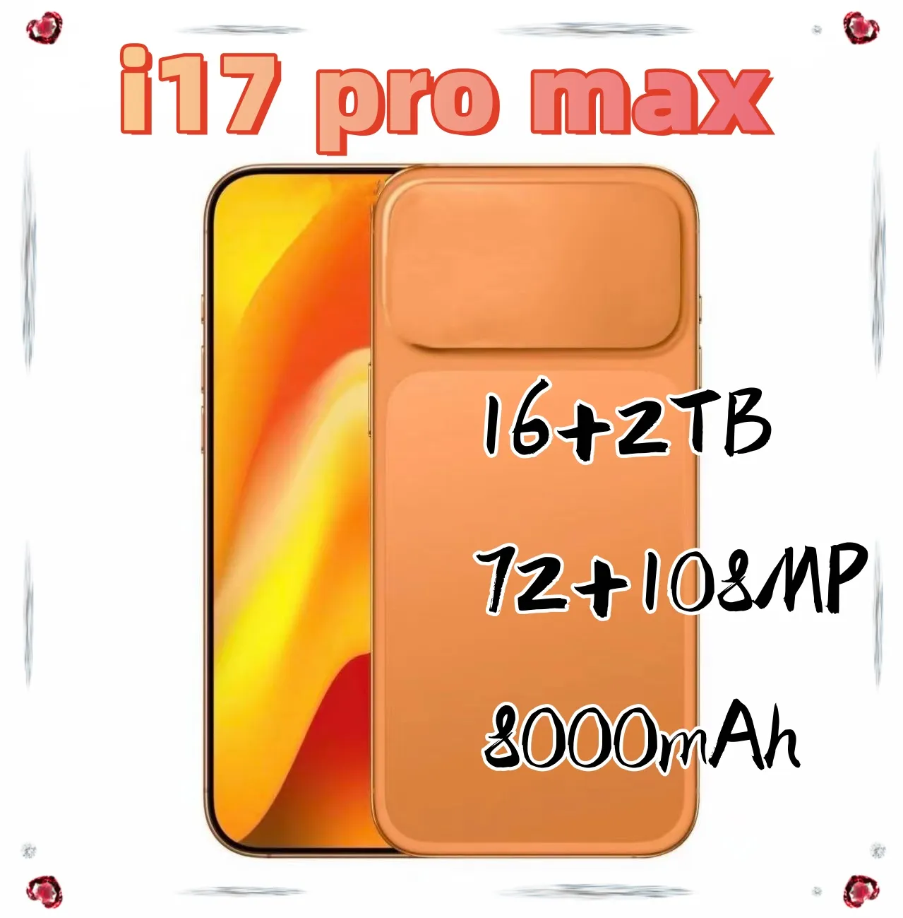 New Smartphone I17 Pro Max   7.3 Full HD 5G... 
