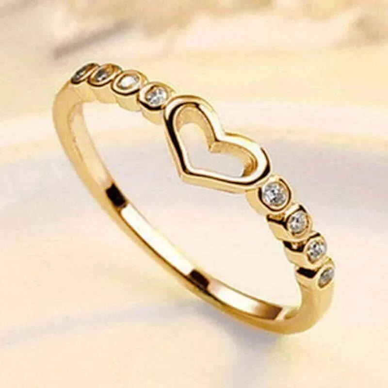 Anelli cuore chic donna con zirconia gioielli moda quotidiani_voghion.com
