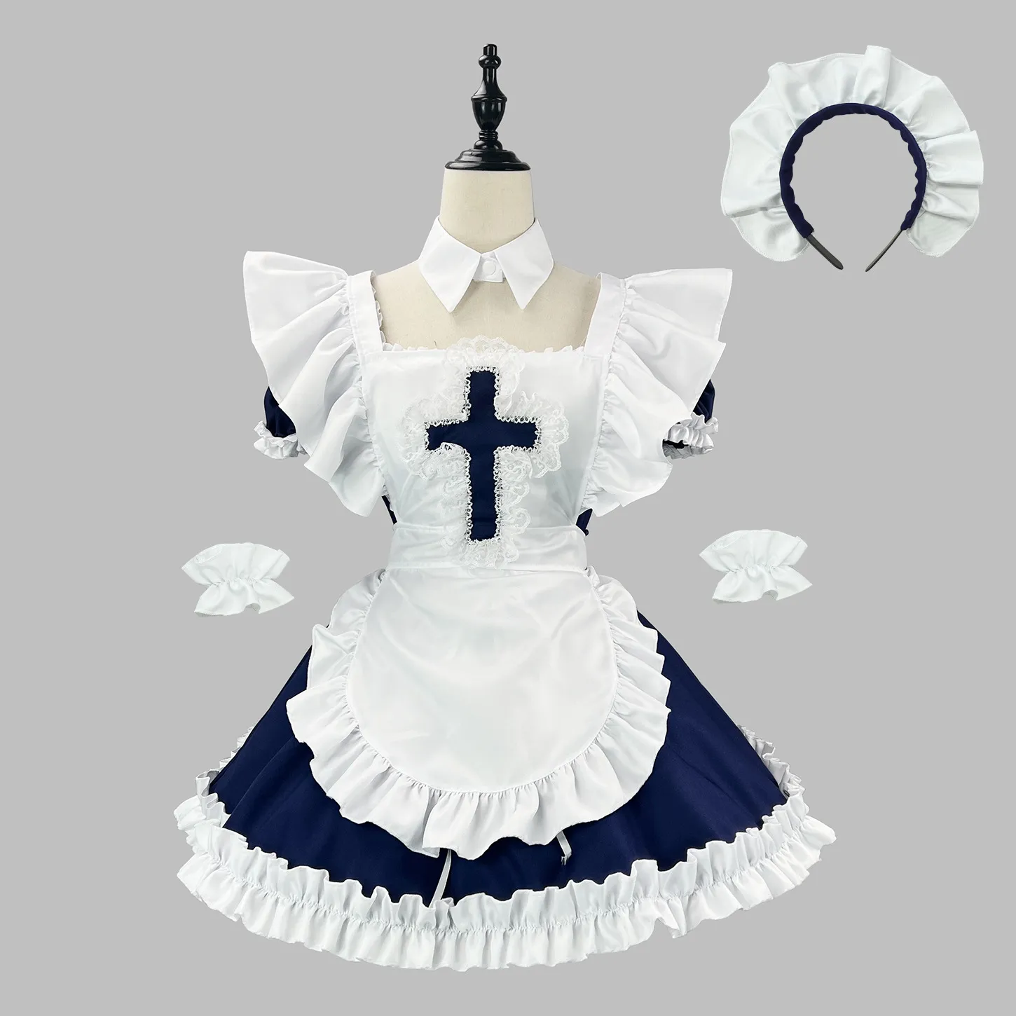E44 Classic Short Sleeved Maid Dress, Cute Japanese... From 87,77  | DHgate