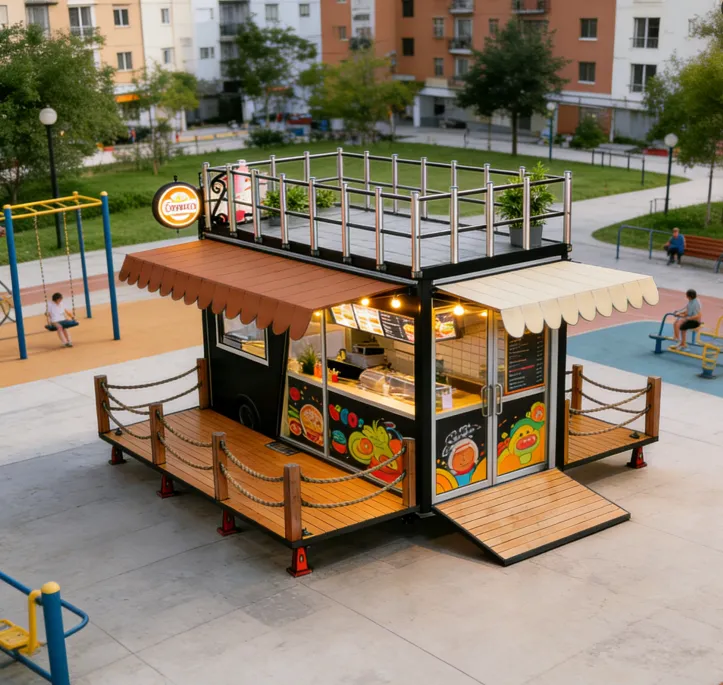 Pizza Oven Food Truck With Deep Fryer, Grill, Stove & Full Kitchen ...