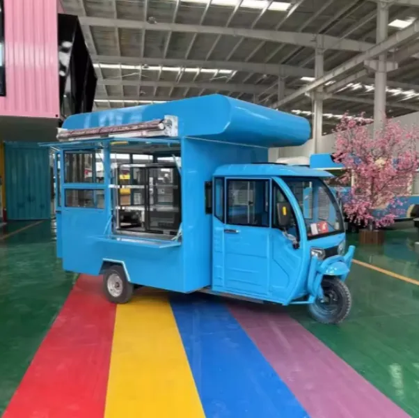 Mobile Pizza Food Cart Fully Equipped Street Catering Food Truck ...
