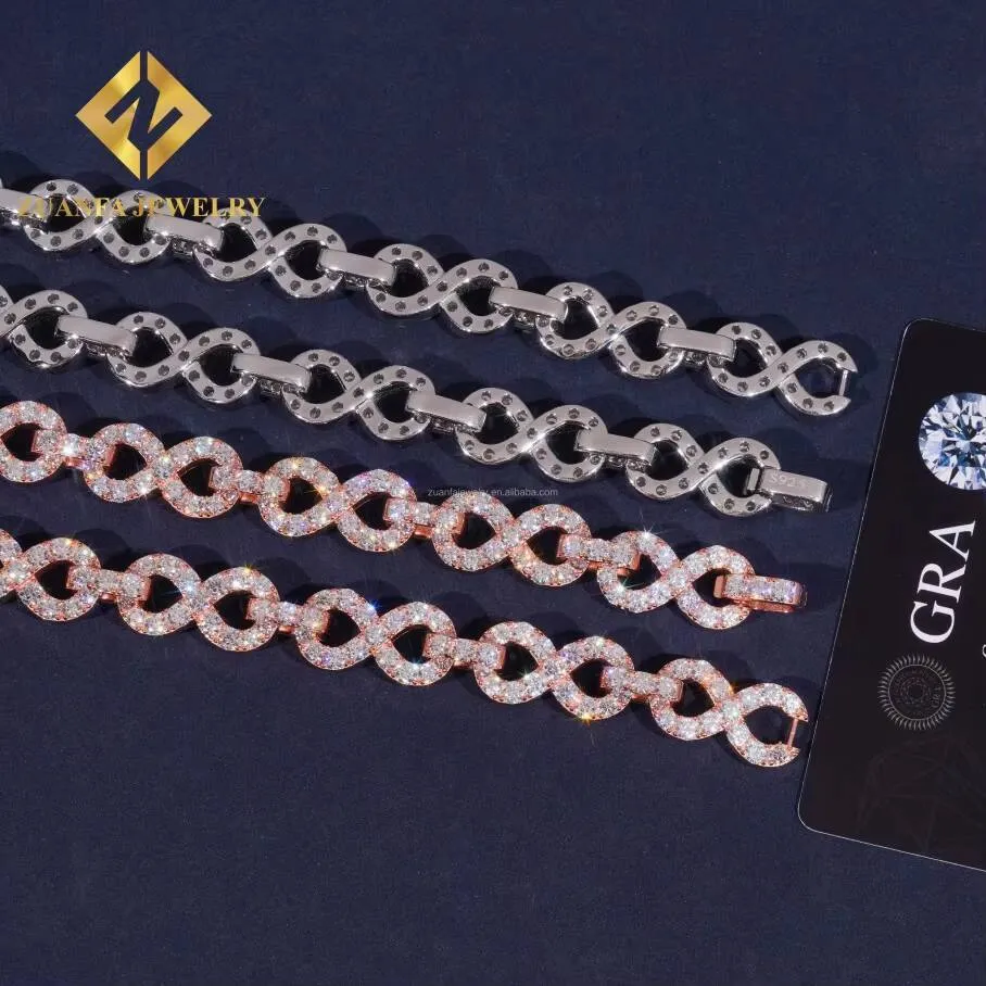 Maßgeschneiderter 13-mm-Rapper-Icing-Out-Hip-Hop-Schmuck, Pass-Diamant-Tester, Moissaite, Ifity, Kuba-Lik_voghion.com