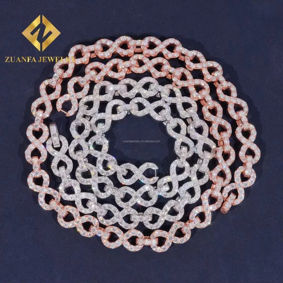 Maßgeschneiderter 13-mm-Rapper-Icing-Out-Hip-Hop-Schmuck, Pass-Diamant-Tester, Moissaite, Ifity, Kuba-Lik_voghion.com