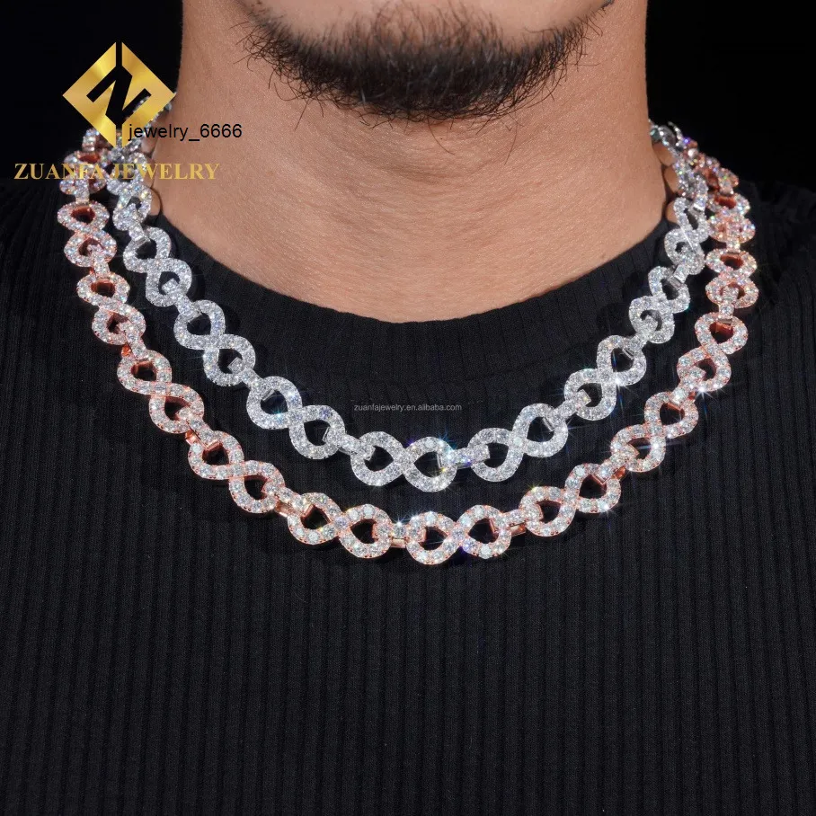 Maßgeschneiderter 13-mm-Rapper-Icing-Out-Hip-Hop-Schmuck, Pass-Diamant-Tester, Moissaite, Ifity, Kuba-Lik_voghion.com