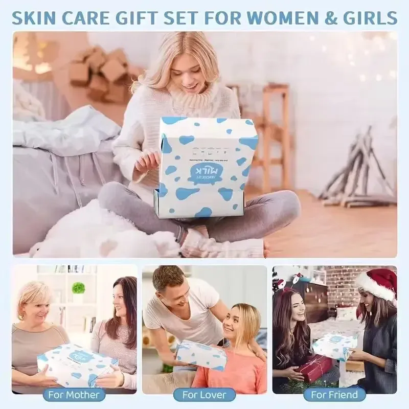 Milk Cilt Bakım Seti Yüz Temizleyici, Toner, Yi TL1,443.32 | DHgate