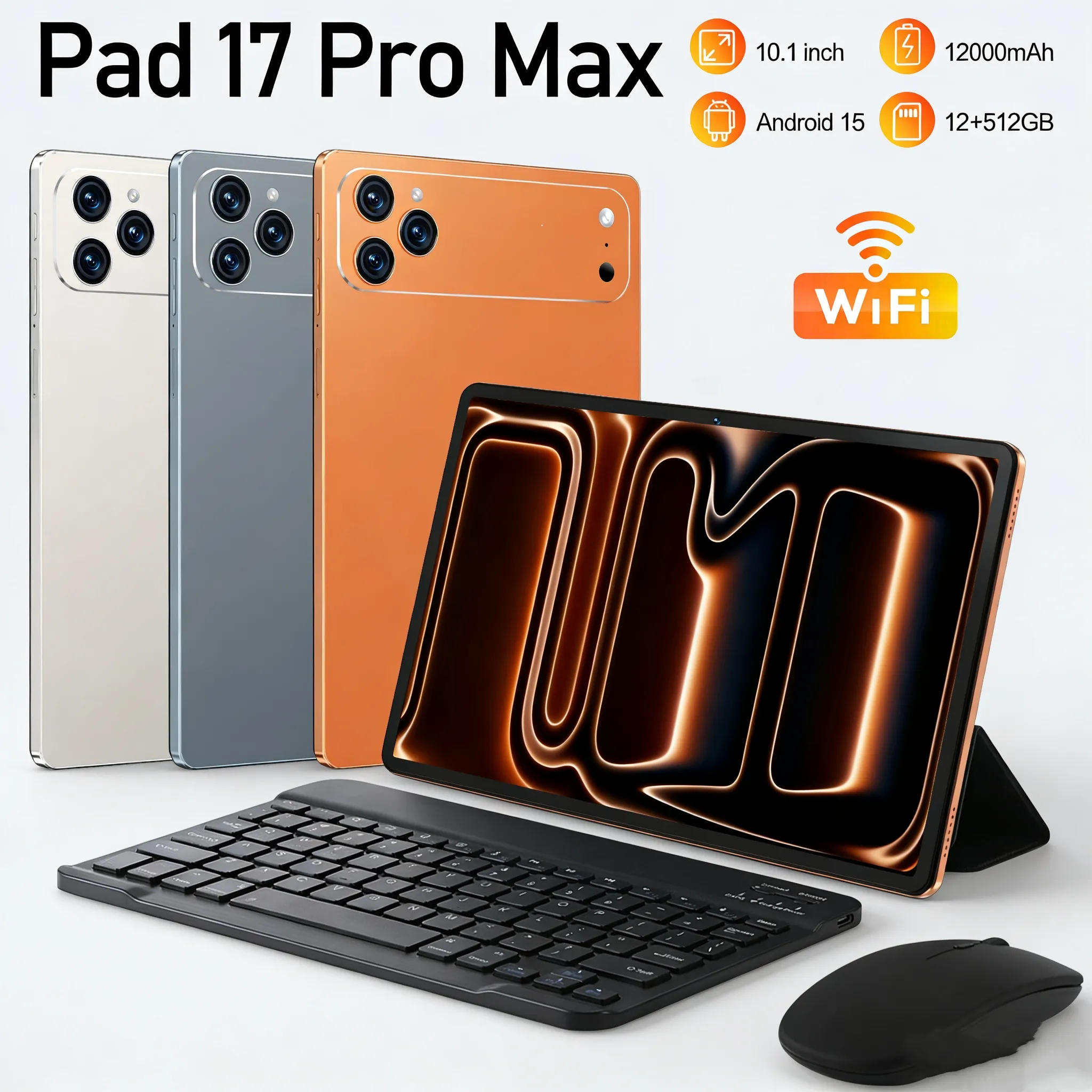 IPad I17 Pro Max 10.1 Inch Android Tablet 12GB RAM, From Hk1618