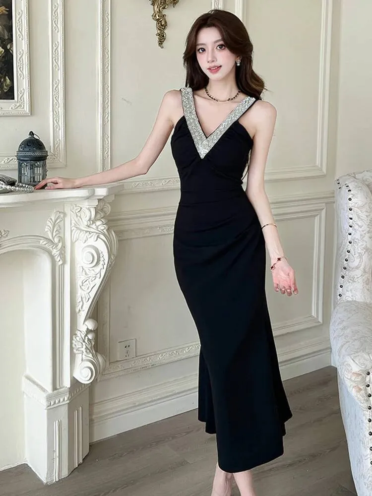 sachin and babi light blue dress Long Slip Dress Women Sexy Strap Backless Slim Maxi Dress Summer Elegant  Sleeveless Evening Club Party Sundress