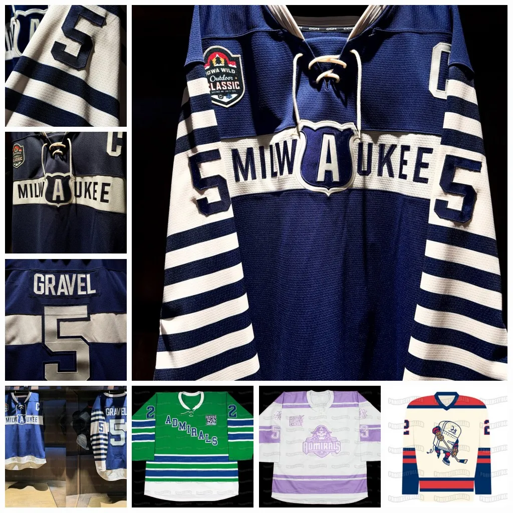 AHL Milwaukee Admirals 2026 Outdoor Classic Jersey From