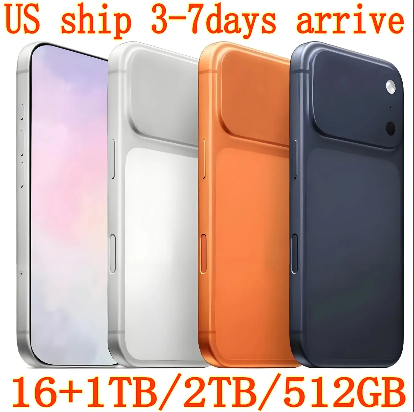 2026 i17 Pro Max S26 S25 Ultra 6.9inch Screen Android Smartphone 4GB ...