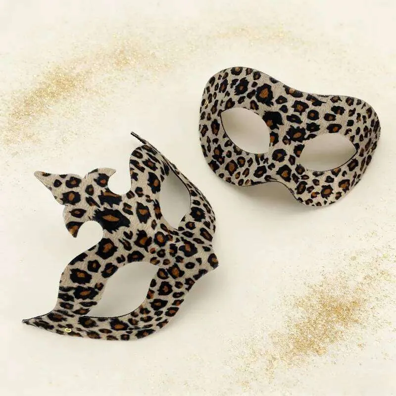Leopard Eye Mask Leopard Print Half Face Mask For Adults Carnival... From Lucilius66, $6 ...