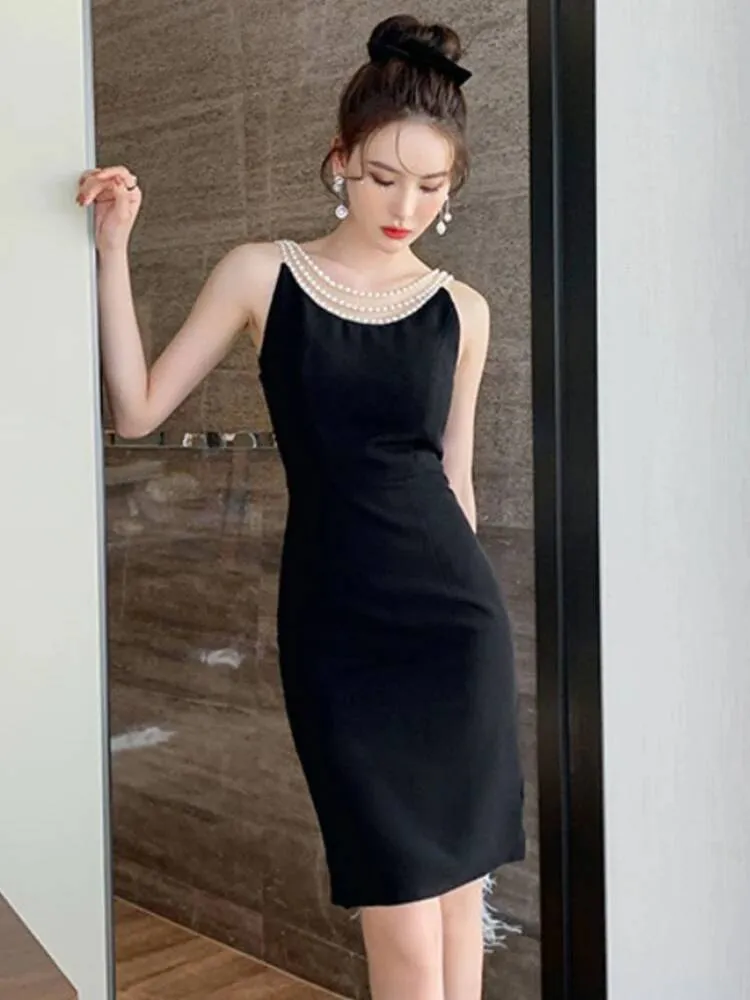 korean style bodycon dress Sodoo - Long-Sleeve Square Neck Drawstring Mini Bodycon Dress